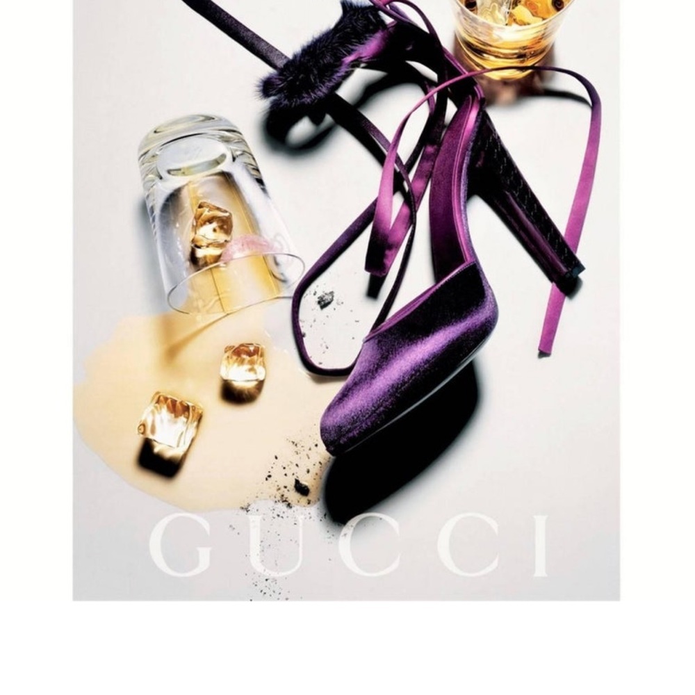 Gucci Purple Tom Ford Farewell Collection Mink Python Velvet Heel Pumps - Picture 9 of 11